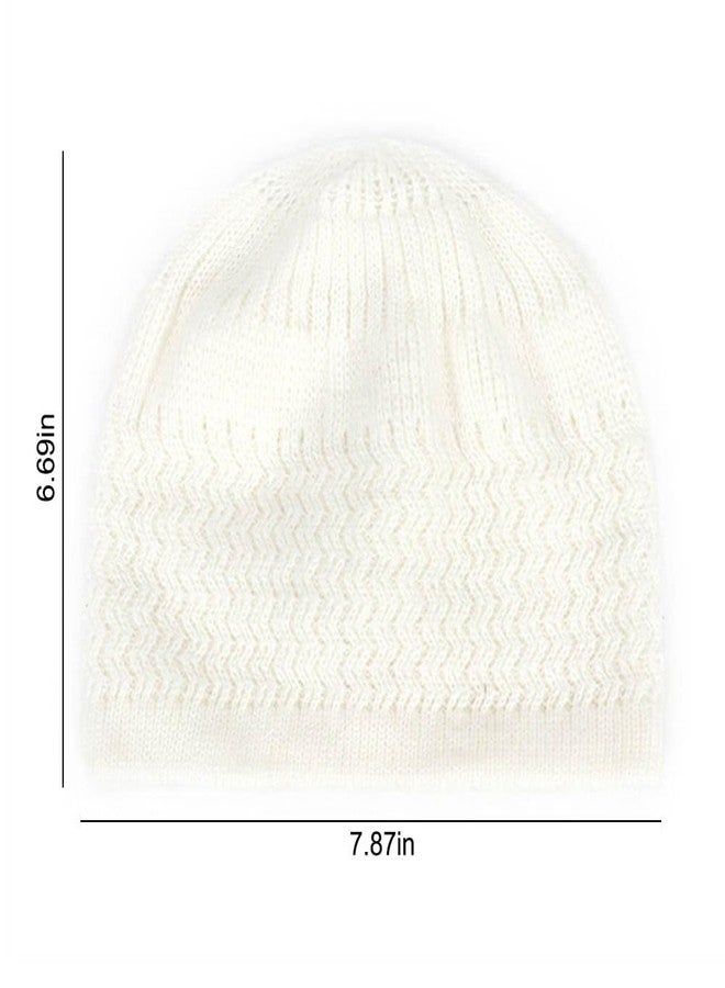 ZUYYON 6 Pcs Knit Kufi Hats for Men Women Muslim Stretchy Skull Caps Cotton Helmet Liner Breathable Crochet Beanie Hat(Classic Colors) - Image 2